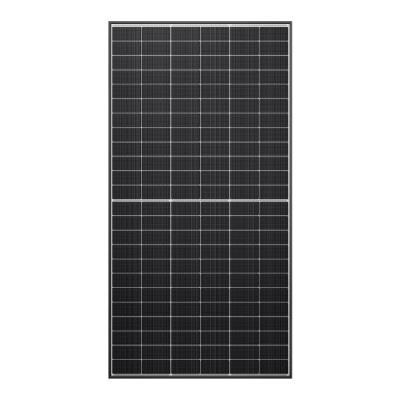 Équipement de panneau solaire monofacial à cadre noir 610W ~ 640W