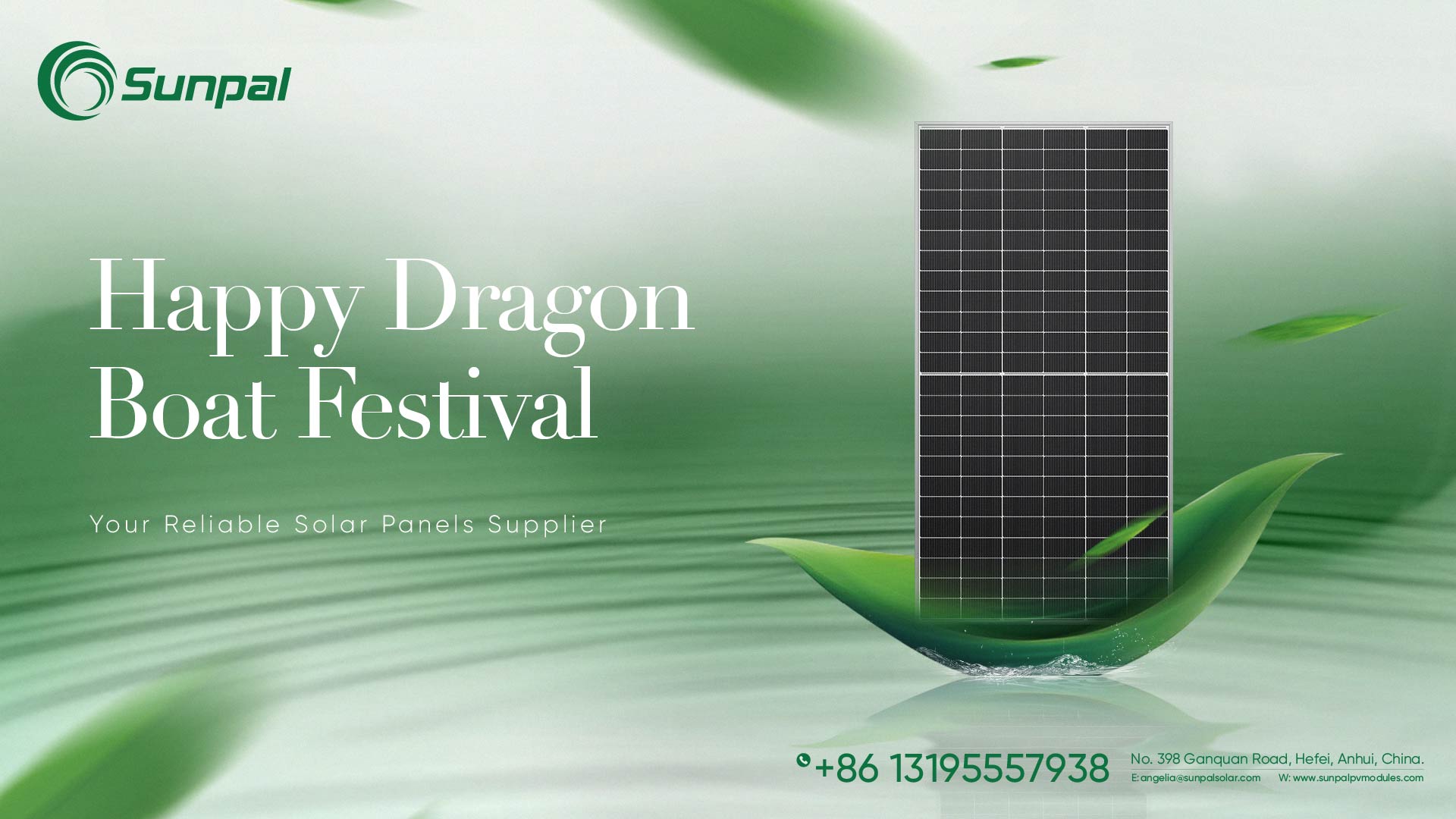 Célébrer le festival des bateaux-dragons avec Sunpal Solar